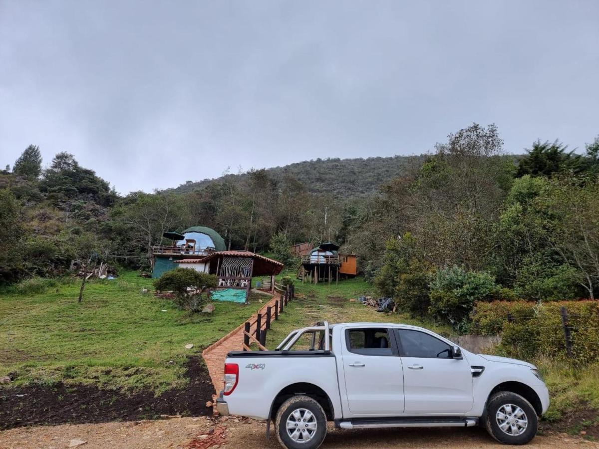 Glamping Sede Campestre Mirador De Pueblo Viejo Hotel Guatavita Luaran gambar