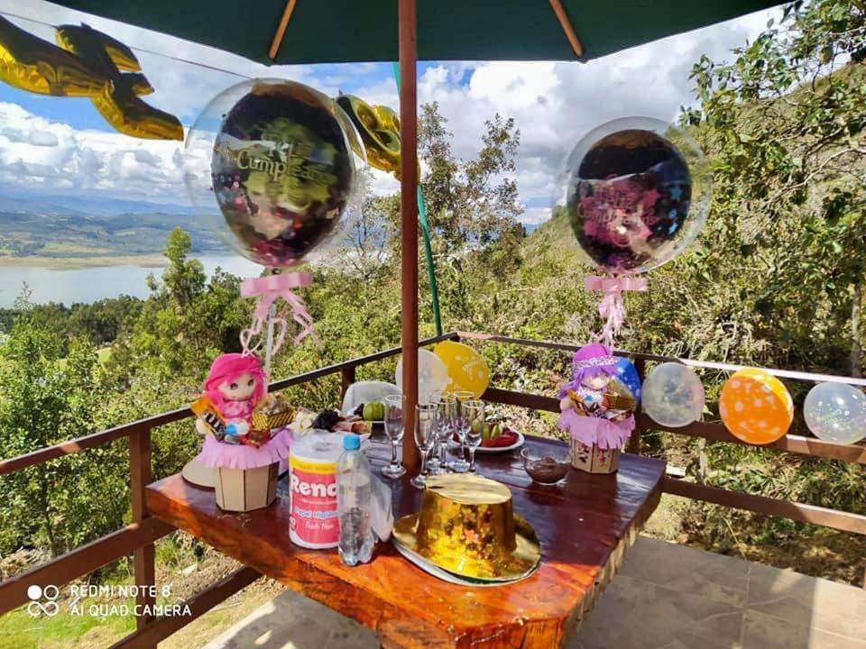 Glamping Sede Campestre Mirador De Pueblo Viejo Hotel Guatavita Luaran gambar