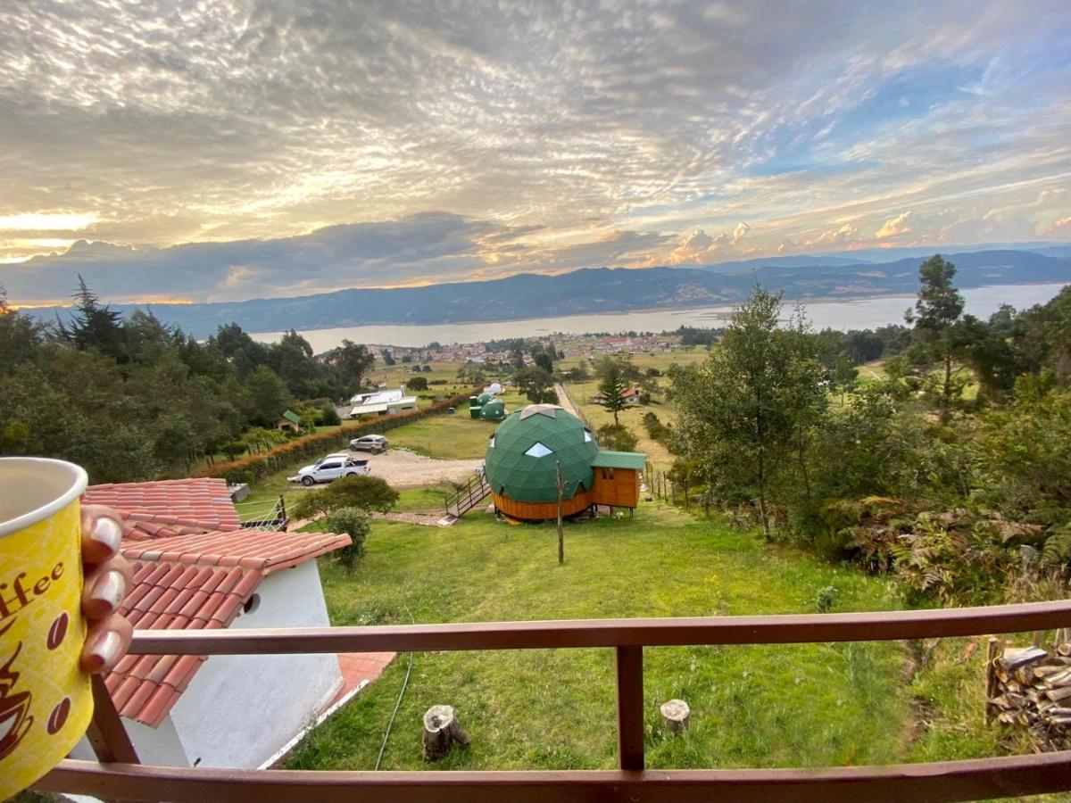 Glamping Sede Campestre Mirador De Pueblo Viejo Hotel Guatavita Luaran gambar