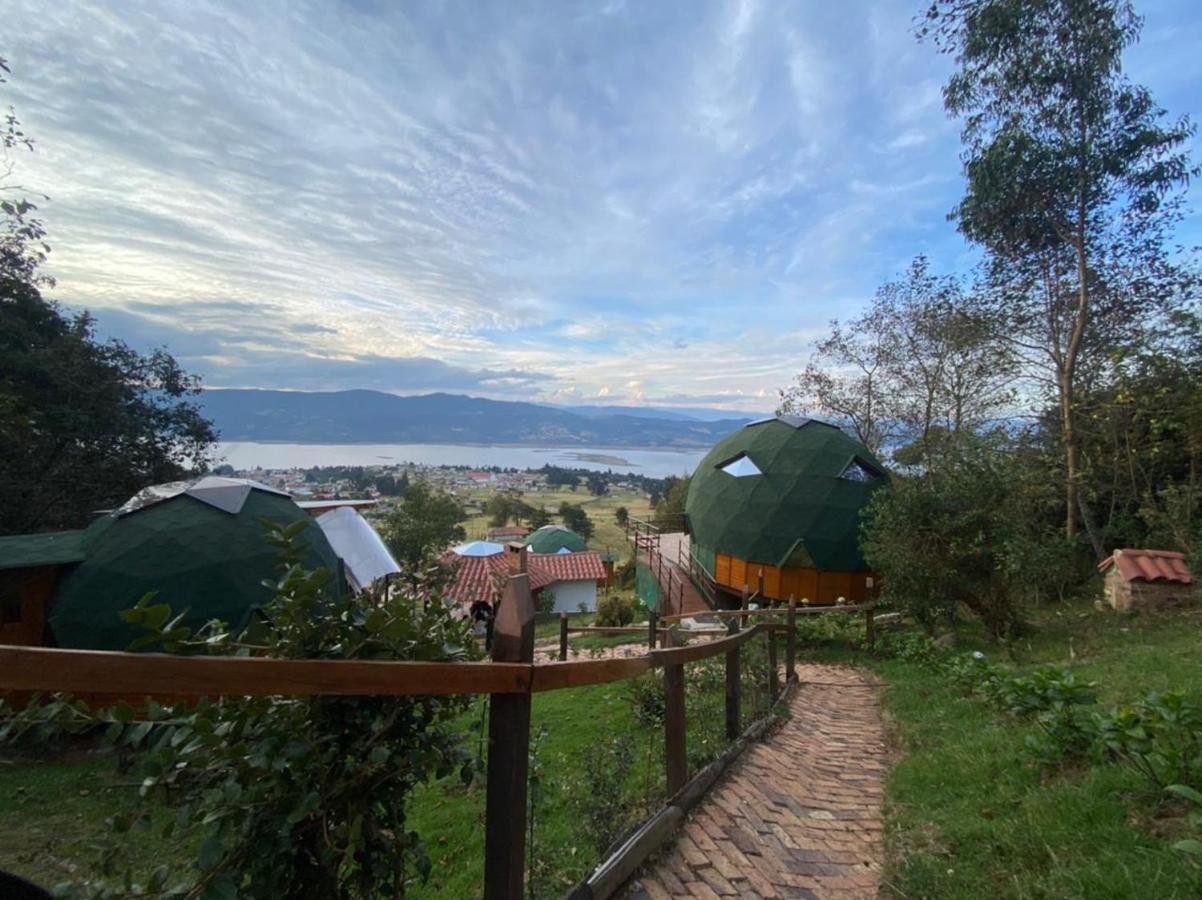 Glamping Sede Campestre Mirador De Pueblo Viejo Hotel Guatavita Luaran gambar