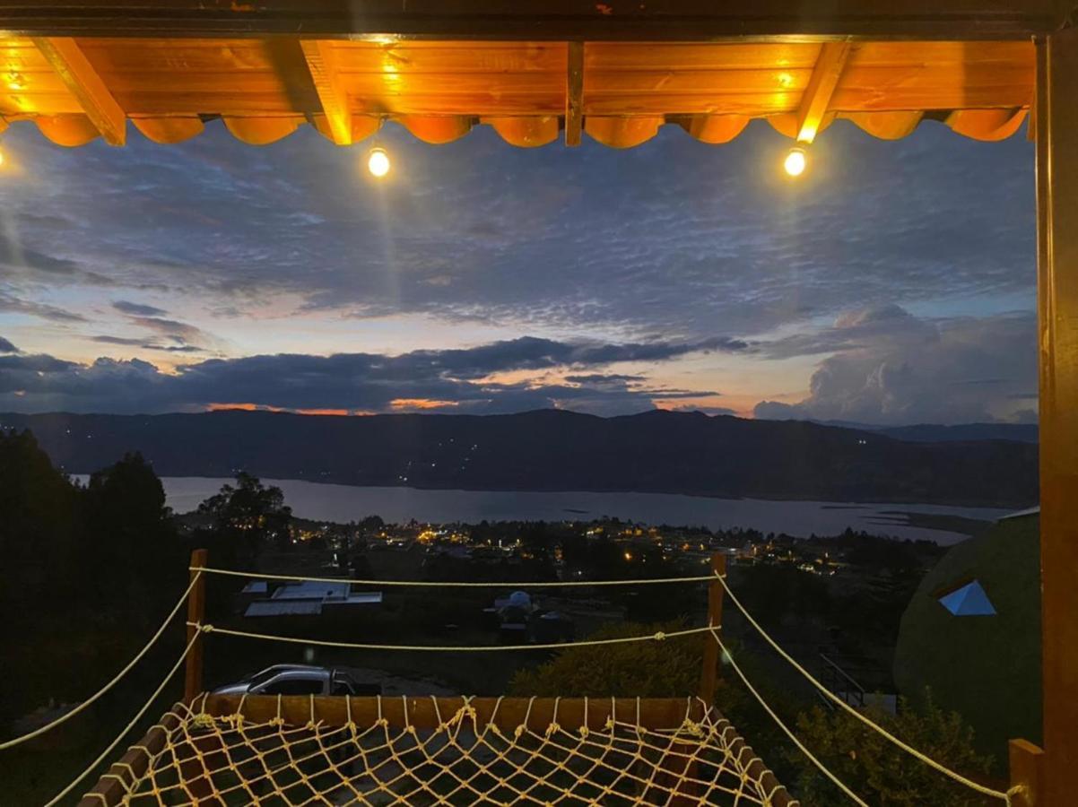 Glamping Sede Campestre Mirador De Pueblo Viejo Hotel Guatavita Luaran gambar