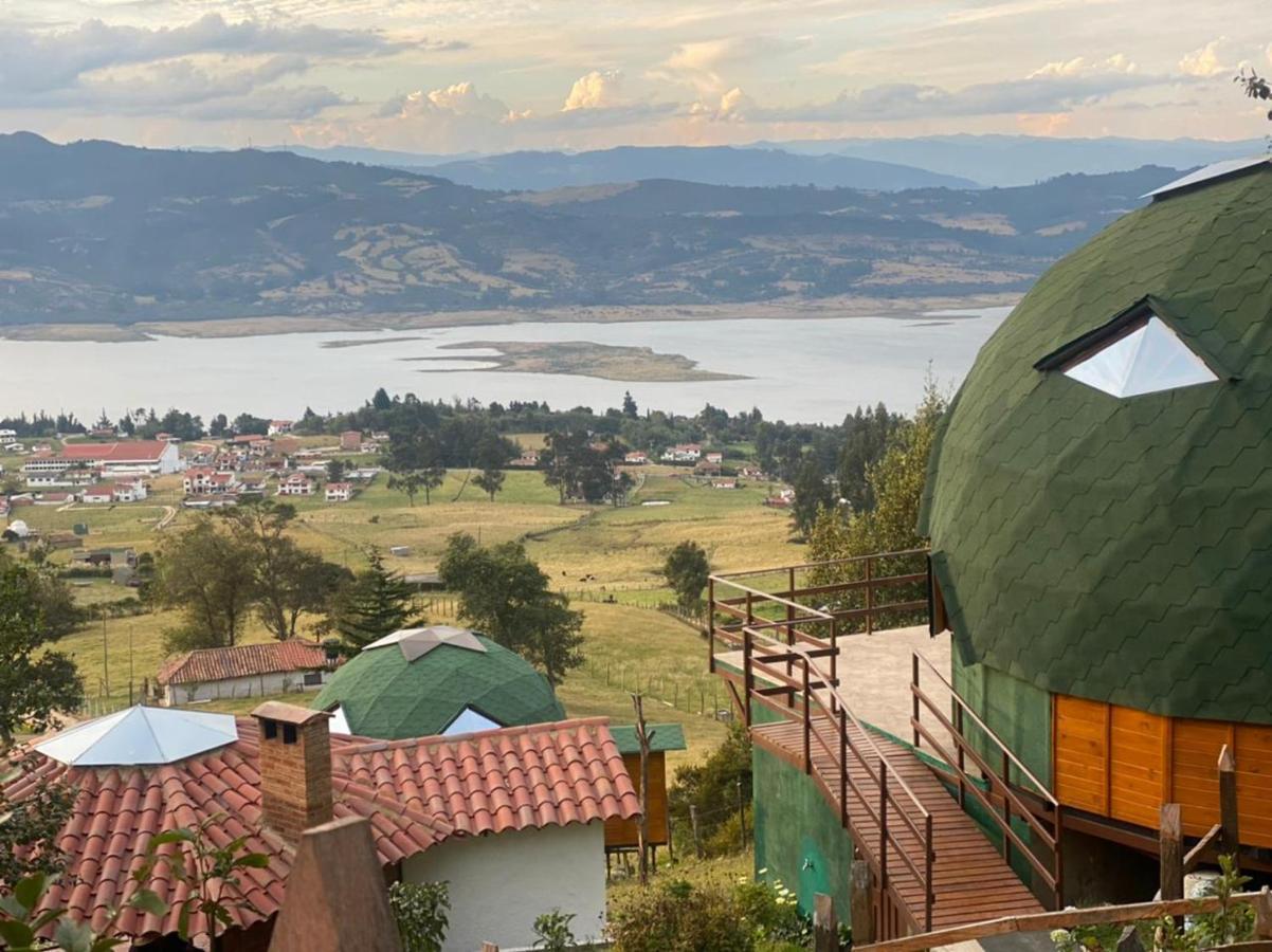 Glamping Sede Campestre Mirador De Pueblo Viejo Hotel Guatavita Luaran gambar
