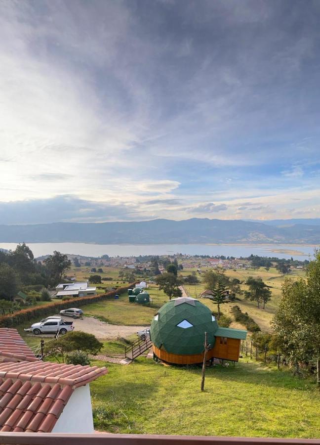 Glamping Sede Campestre Mirador De Pueblo Viejo Hotel Guatavita Luaran gambar