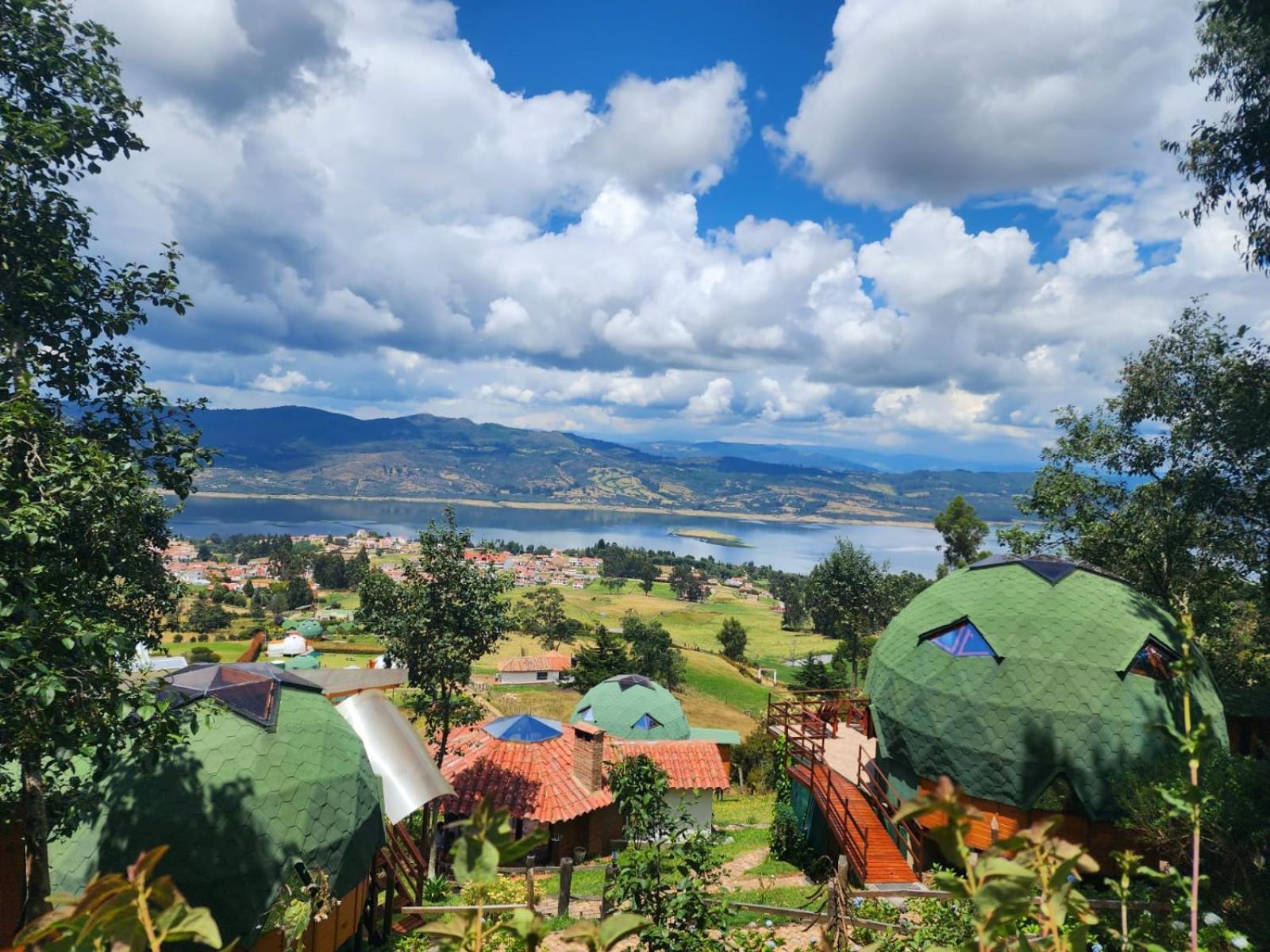 Glamping Sede Campestre Mirador De Pueblo Viejo Hotel Guatavita Luaran gambar