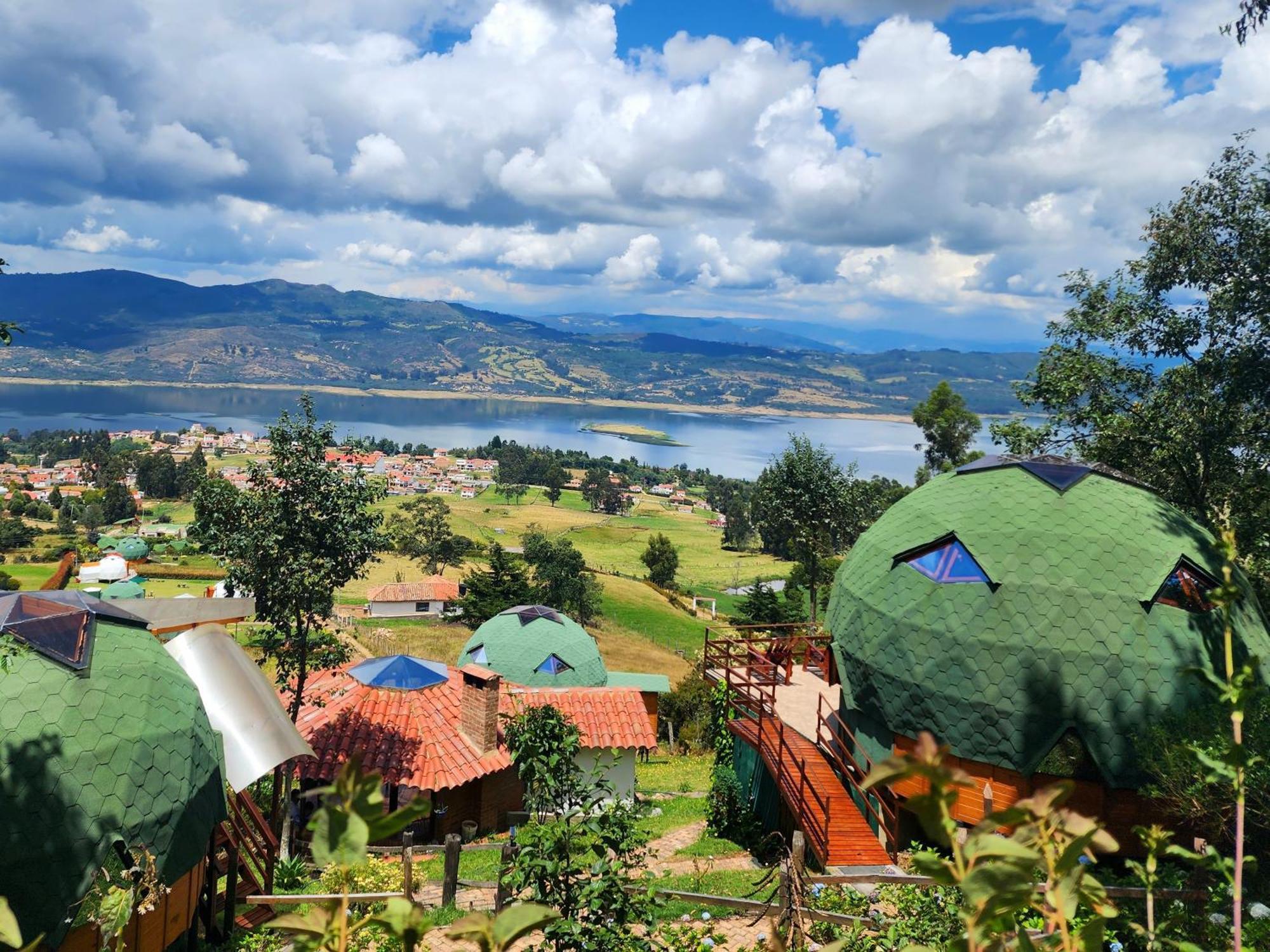 Glamping Sede Campestre Mirador De Pueblo Viejo Hotel Guatavita Luaran gambar